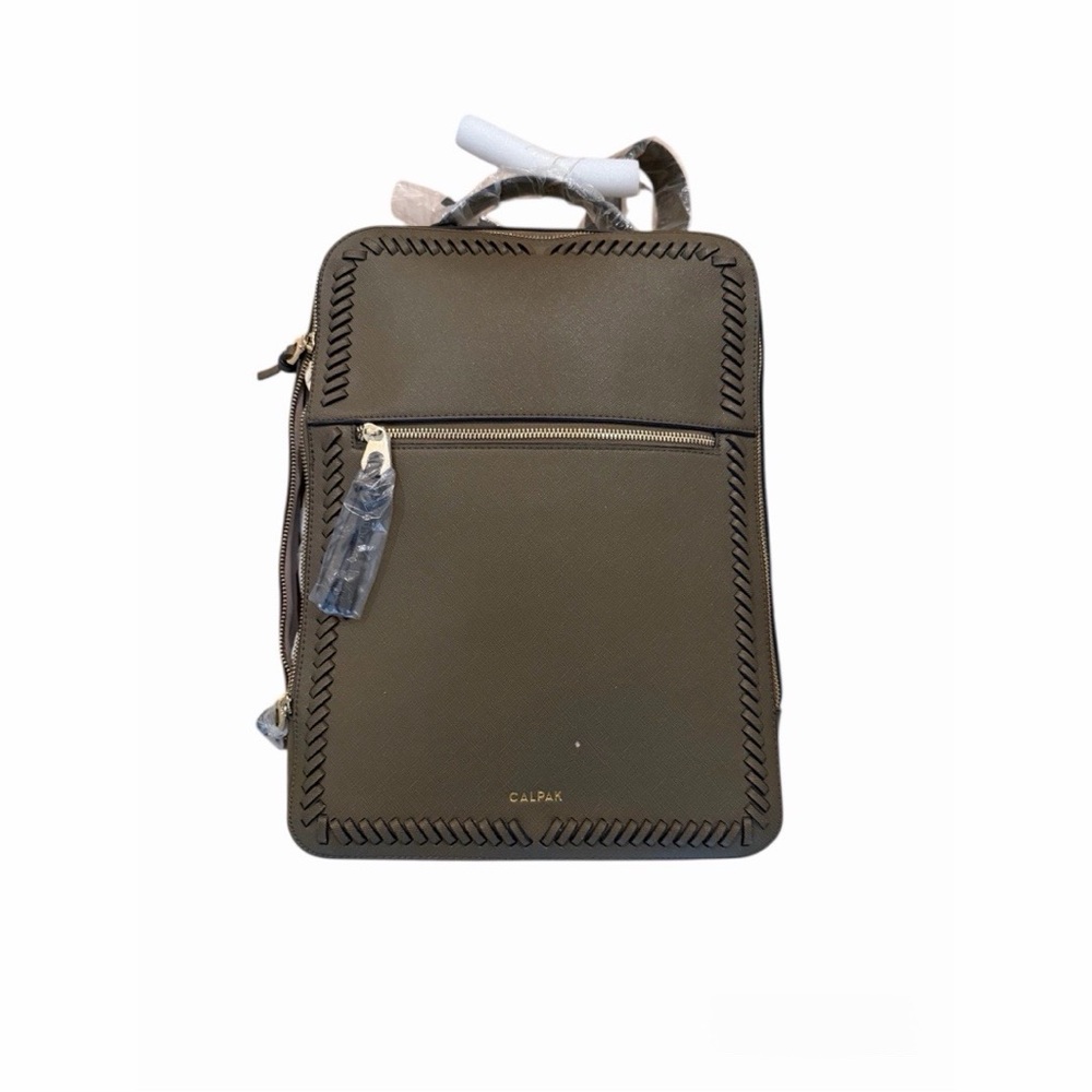 Calpak Kaya Large Olive Green Backpack fits laptop